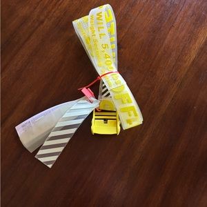 Yellow Off White belt